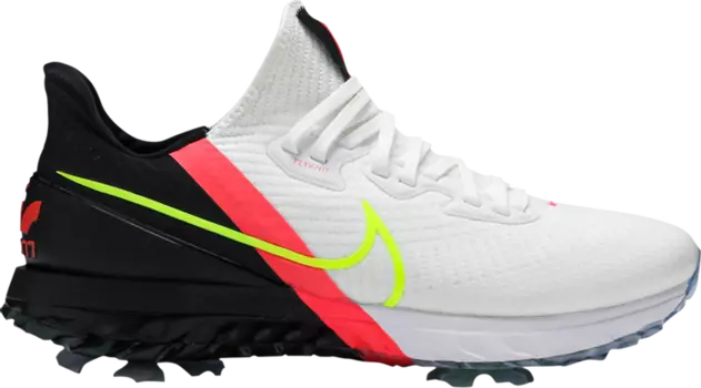 Бутсы Nike Air Zoom Infinity Tour Golf Wide 'White Crimson Volt', белый