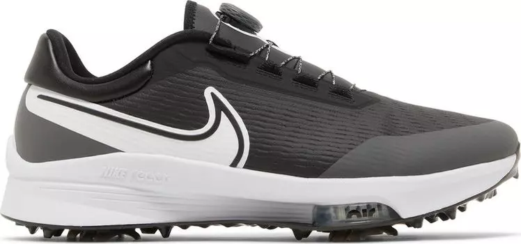 Бутсы Nike Air Zoom Infinity Tour NEXT% Boa Wide 'Black Iron Grey', черный