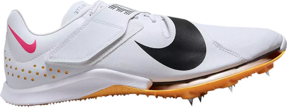 Бутсы Nike Air Zoom Long Jump Elite 'White Hyper Pink Orange', белый