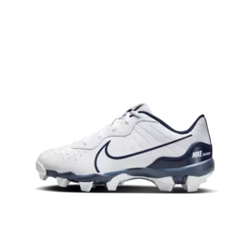 Бутсы Nike Alpha Huarache 4 Keystone, цвет White/Pure Platinum/Black/Midnight Navy