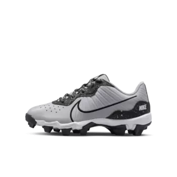 Бутсы Nike Alpha Huarache 4 Keystone, цвет Wolf Grey/White/Dark Smoke Grey
