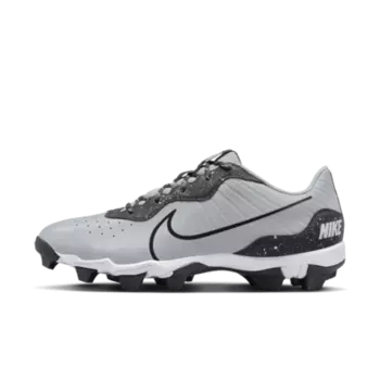 Бутсы Nike Alpha Huarache 4 Keystone, цвет Wolf Grey/White/Dark Smoke Grey