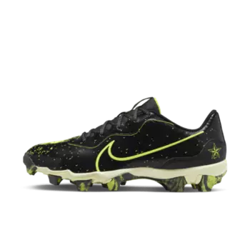 Бутсы Nike Alpha Huarache 4 Keystone, цвет Black/Life Lime/Volt
