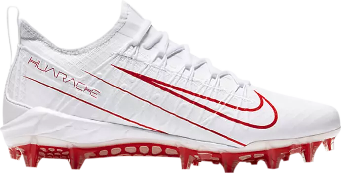 Бутсы Nike Alpha Huarache 7 Pro 'White University Red', белый
