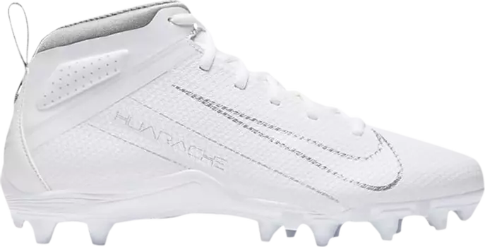 Бутсы Nike Alpha Huarache 7 Varsity 'White Metallic Silver', белый