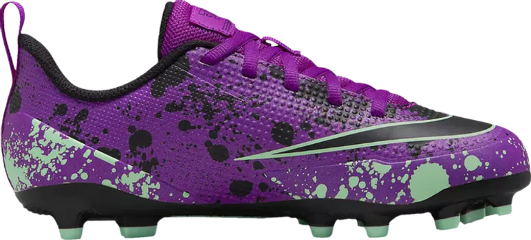 Бутсы Nike Alpha Huarache 8 GS 'Vivid Purple Paint Splatter', фиолетовый