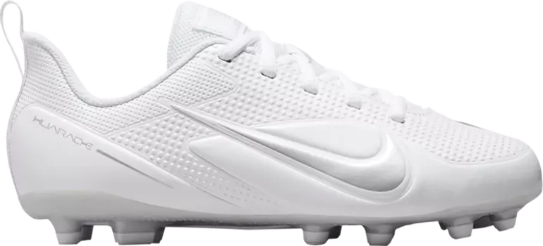 Бутсы Nike Alpha Huarache 8 GS 'White Metallic Silver', белый