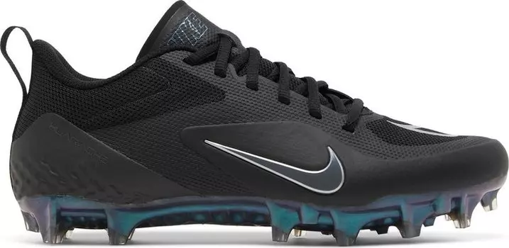 Бутсы Nike Alpha Huarache 8 Pro 'Black Metallic Silver', черный