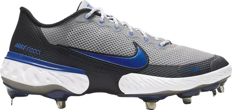 Бутсы Nike Alpha Huarache Elite 3 Low 'Light Smoke Grey Royal', серый