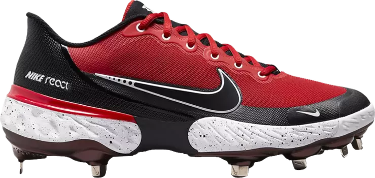 Бутсы Nike Alpha Huarache Elite 3 Low University, темно-красный
