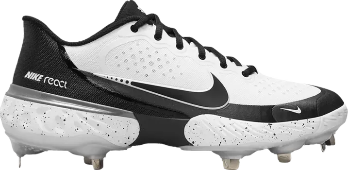Бутсы Nike Alpha Huarache Elite 3 Low 'White Black', белый