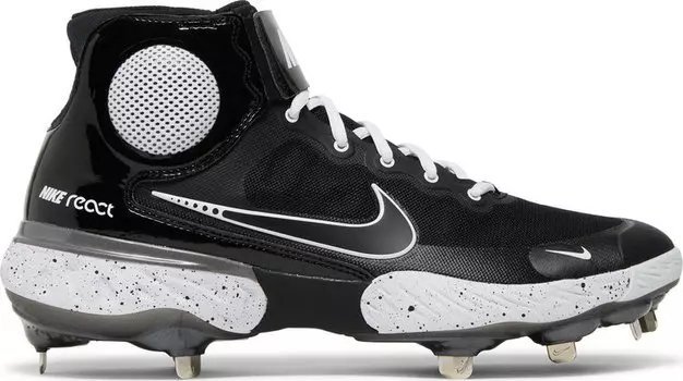 Бутсы Nike Alpha Huarache Elite 3 Mid 'Black White', черный