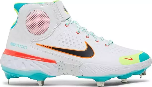 Бутсы Nike Alpha Huarache Elite 3 Mid 'White Turbo Green', белый