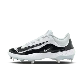 Бутсы Nike Alpha Huarache Elite 4 Low, цвет White/Blue Tint/Pure Platinum/Black