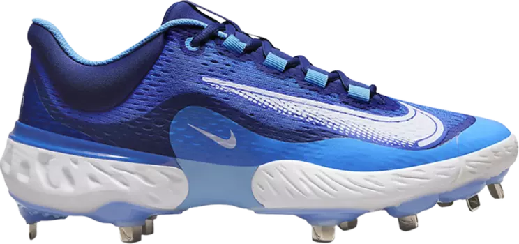 Бутсы Nike Alpha Huarache Elite 4 Low 'Hyper Royal White', синий