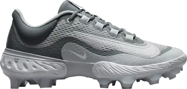 Бутсы Nike Alpha Huarache Elite 4 Low MCS 'Wolf Grey White', серый