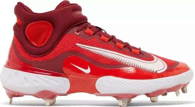 Бутсы Nike Alpha Huarache Elite 4 Mid 'University Red White', красный