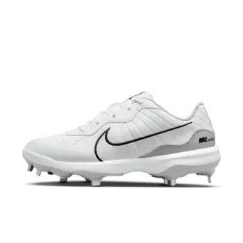 Бутсы Nike Alpha Huarache Varsity 4 Low, цвет White/Wolf Grey/Pure Platinum/Black