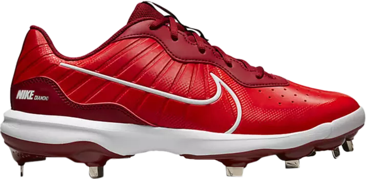 Бутсы Nike Alpha Huarache Varsity 4 Low 'University Red', красный