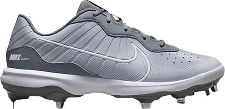 Бутсы Nike Alpha Huarache Varsity 4 Low 'Wolf Grey', серый