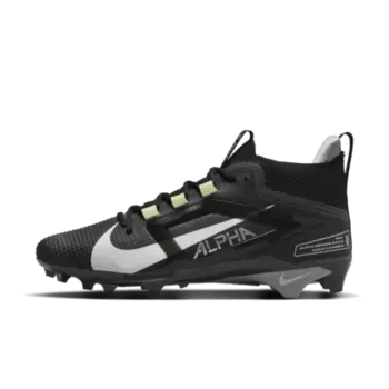 Бутсы Nike Alpha Menace 4 Elite Football Cleats, цвет Black/Light Smoke Grey/Metallic Silver/White