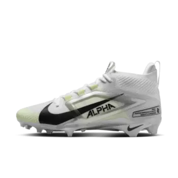 Бутсы Nike Alpha Menace 4 Elite Football Cleats, цвет White/Metallic Silver/Photon Dust/Black