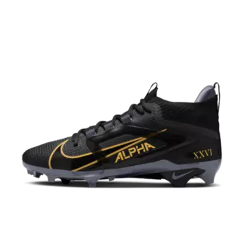 Бутсы Nike Alpha Menace 4 Elite "Saquon Barkley" Football Cleats, цвет Black/Light Carbon