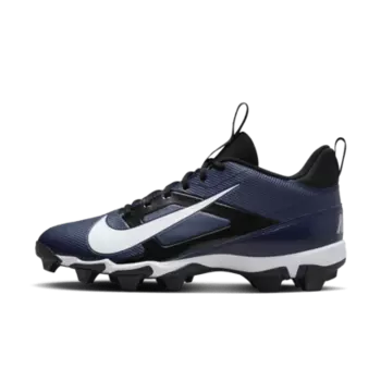 Бутсы Nike Alpha Menace 4 Shark Football Cleats, цвет Midnight Navy/Metallic Silver/Obsidian/White