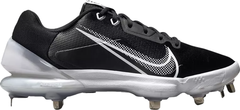 Бутсы Nike Force Zoom Trout 7 Pro Black White, серо-черный