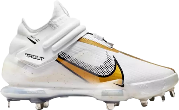 Бутсы Nike Force Zoom Trout 7 Pro Mid 'White Metallic Gold', белый