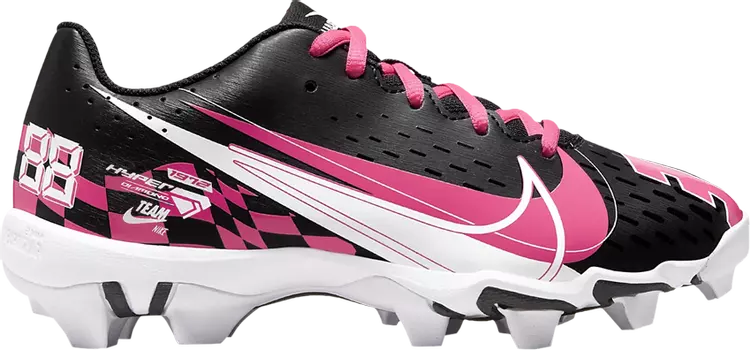 Бутсы Nike Hyperdiamond 4 Keystone GG 'Black Hyper Pink', черный