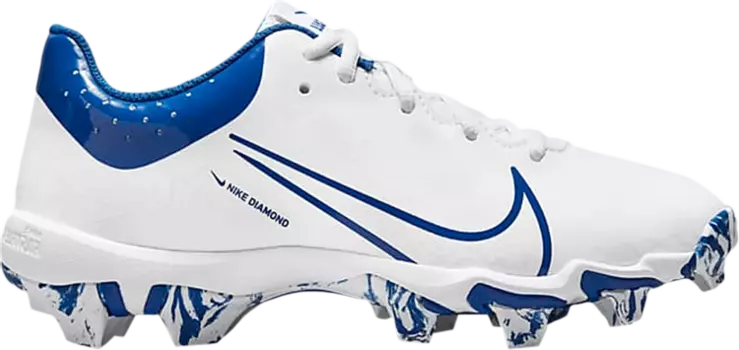 Бутсы Nike Hyperdiamond 4 Keystone GG 'White Racer Blue', белый