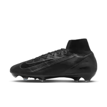 Бутсы Nike Mercurial Superfly 10 Elite FG High-Top Soccer Cleats, цвет Black/Deep Jungle/Black