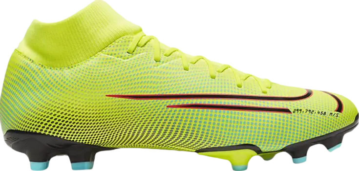 Бутсы Nike Mercurial Superfly 7 Academy MDS MG 'Lemon Venom Aurora', желтый