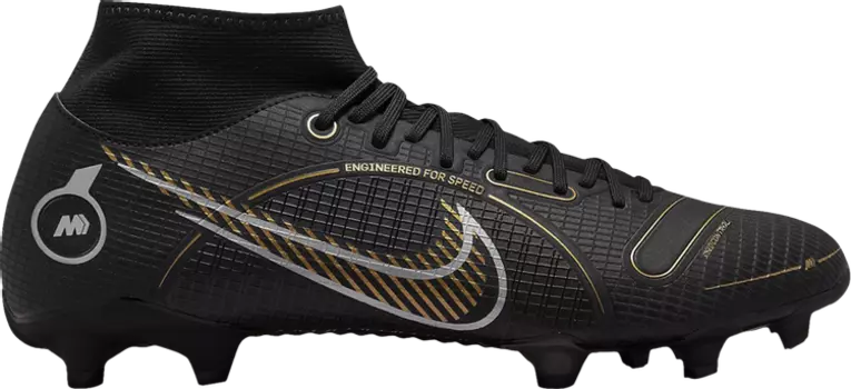 Бутсы Nike Mercurial Superfly 8 Academy FG MG 'Shadow Pack', черный