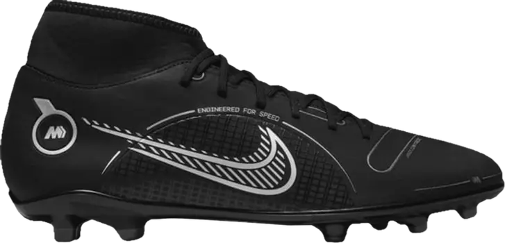 Бутсы Nike Mercurial Superfly 8 Club MG GS 'Black Medium Ash', черный