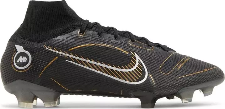 Бутсы Nike Mercurial Superfly 8 Elite FG 'Black Cave Stone', черный