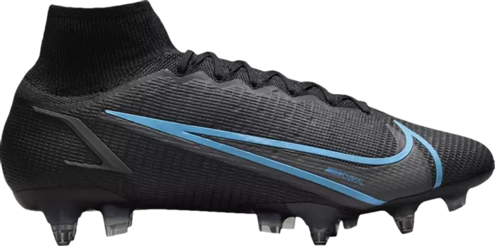 Бутсы Nike Mercurial Superfly 8 Elite SG Pro AC 'Black Pack', черный