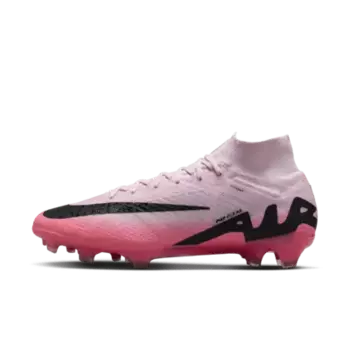 Бутсы Nike Mercurial Superfly 9 Elite FG High-Top Soccer Cleats, цвет Pink Foam/Black