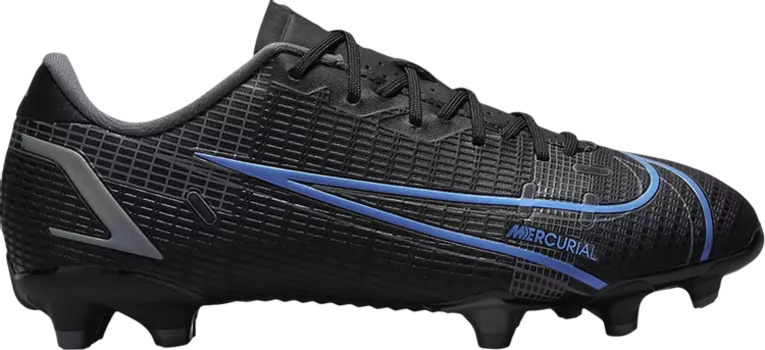 Бутсы Nike Mercurial Vapor 14 Academy FG MG GS 'Black Photo Blue', черный