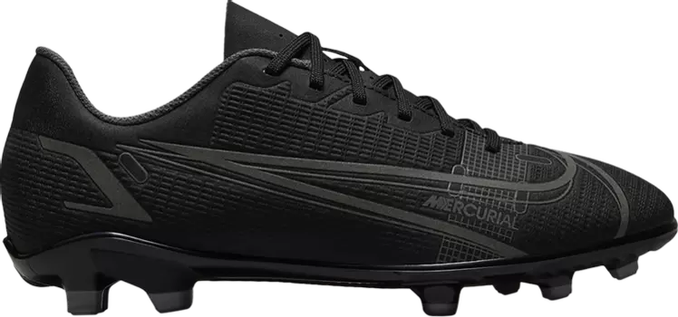 Бутсы Nike Mercurial Vapor 14 Club FG MG GS 'Black Iron Grey', черный