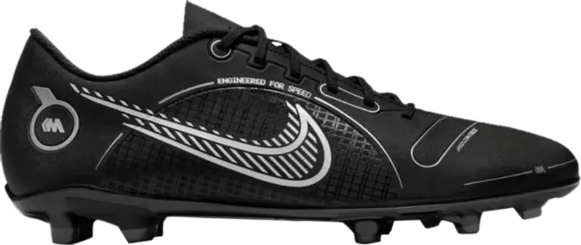 Бутсы Nike Mercurial Vapor 14 Club MG 'Black Metallic Silver', черный