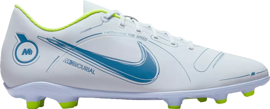 Бутсы Nike Mercurial Vapor 14 Club MG 'Grey Dark Marina Blue', серый