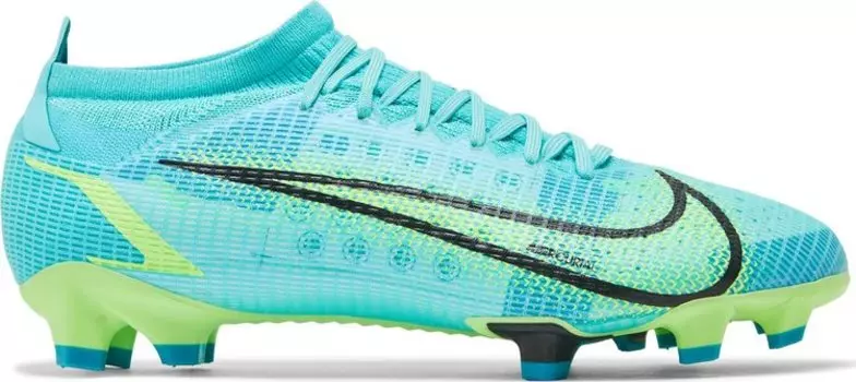 Бутсы Nike Mercurial Vapor 14 Pro FG 'Dynamic Turquoise Lime Glow', синий