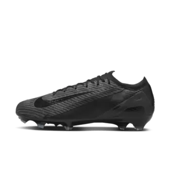 Бутсы Nike Mercurial Vapor 16 Elite FG Low-Top Soccer Cleats, цвет Black/Deep Jungle/Black