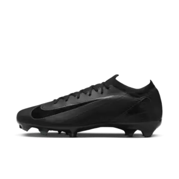 Бутсы Nike Mercurial Vapor 16 Pro FG Low-Top Soccer Cleats, цвет Black/Deep Jungle/Black