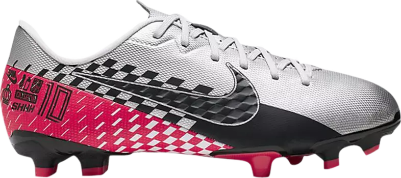 Бутсы Nike Neymar Jr. x Mercurial Vapor 13 Academy MG GS 'Speed Freak', серебряный