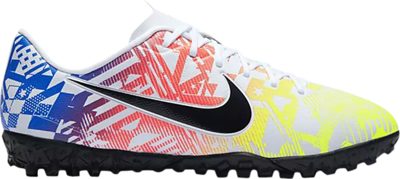Бутсы Nike Neymar Jr. x Mercurial Vapor 13 Academy TF Jr. 'Jogo Prismatico', белый
