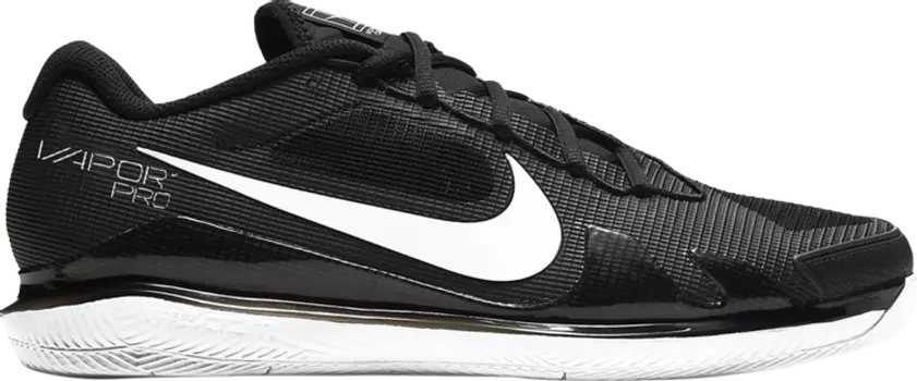 Бутсы Nike NikeCourt Air Zoom Vapor Pro 'Black White', черный