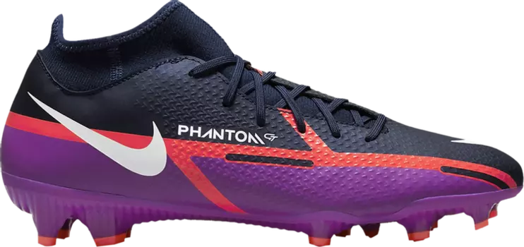 Бутсы Nike Phantom GT2 Academy DF MG 'Vivid Purple', фиолетовый